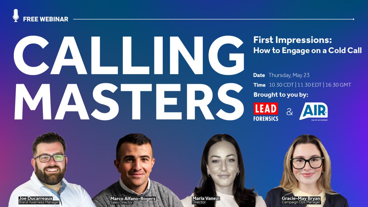 CALLING MASTERS | First Impressions: How to Engage on a Cold Call