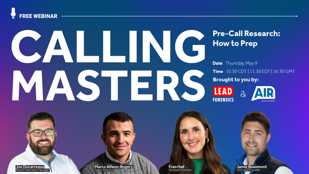Calling Masters | Pre-Call Research: How To Prep